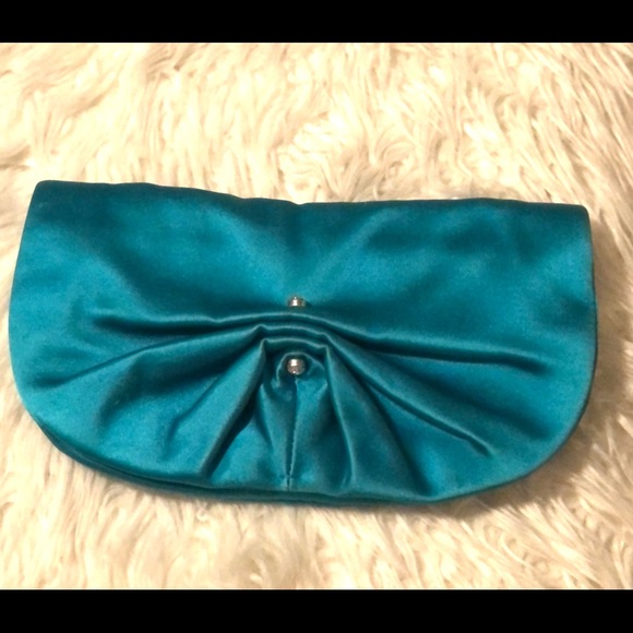 YSL silk evening clutch